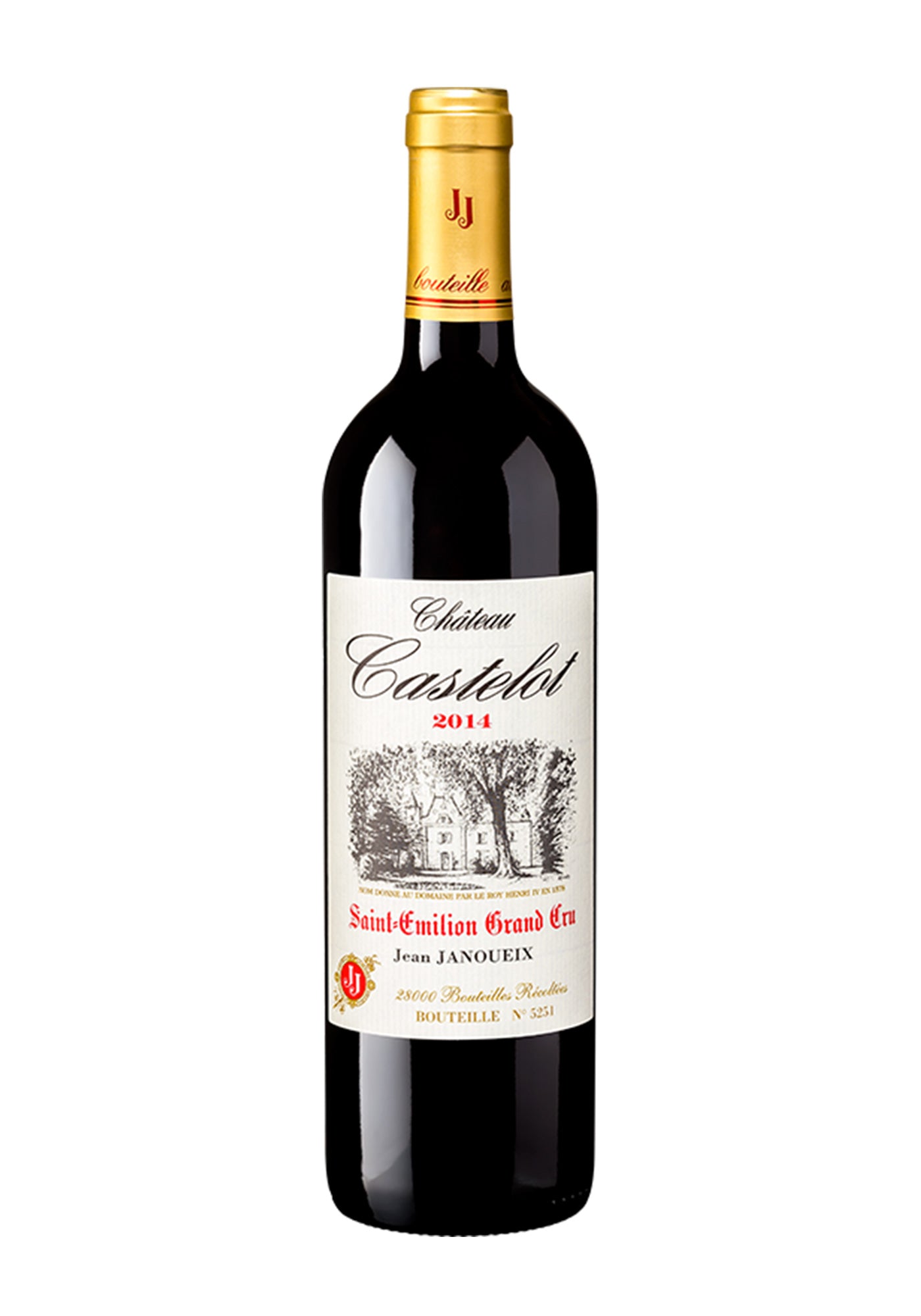 Carton de 12 bouteilles - Château le Castelot - 2013 - Saint-Emilion Grand Cru