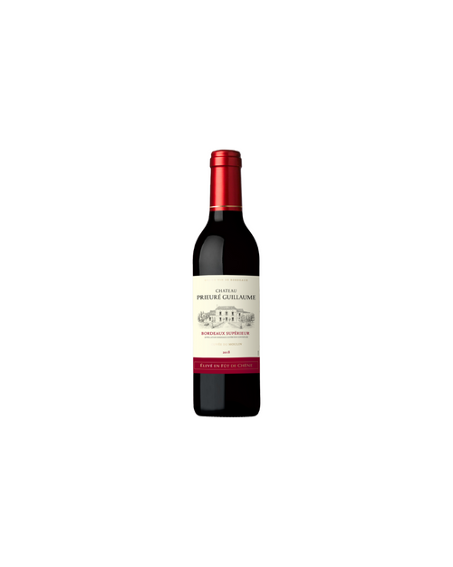 Carton de 12 demi-bouteilles - Château Prieuré Guillaume – Bordeaux supérieur - 2018