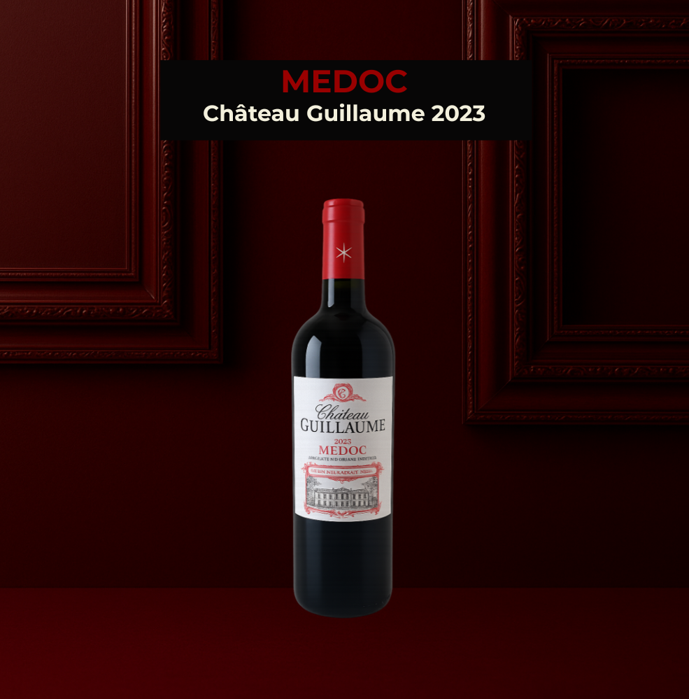 Carton de 6 bouteilles - Château Guillaume - Médoc - 2023